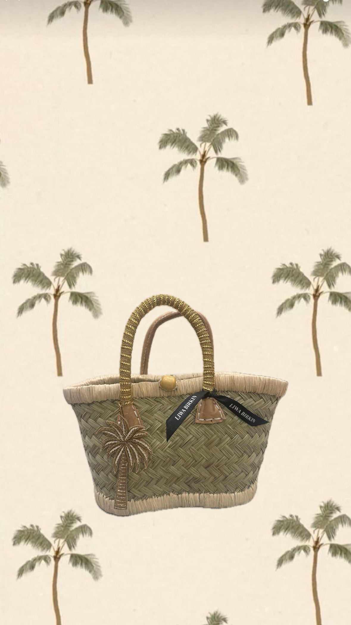 Beige tally palm 🌟